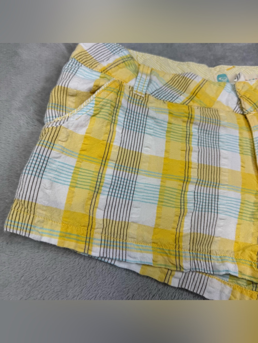 Vintage Roxy plaid shorts sz 9 juniors - Picture 2 of 9